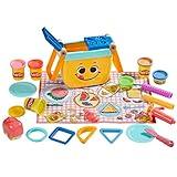 Play-Doh Picnic Shapes Starter Set, Preschool Toys for 3 Year Old Girls & Boys, Play Food, 12 Tools & 6 Modeling Compound Colors