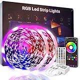 200 FT Led Lights for Bedroom, Music Synchronized Smart Led Strip Lights, Ultra Long with Remote Application Control Bluetooth LED Lights, Color Change RGB Light