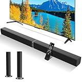 MZEIBO TV Sound Bar, Sound Bars for Smart TV, Bluetooth 5.0 Soundbar 60W 32Inch Detachable Soundbars with HDMI-ARC/Optical/AUX Connection, TV Speakers Soundbar for Home Theater Audio