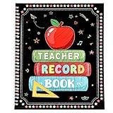 Teacher's Record Book Class Grade Book Teacher's Assignment Attendance Test Grade Book Classroom Office Supplies 8.5 * 11 inches (Black)