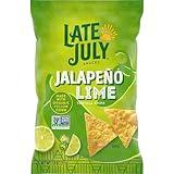 Late July Snacks Jalapeno Lime Tortilla Chips, 7.8 OZ Bag