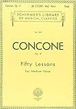 50 Lessons, Op. 9: Schirmer Library of Classics Volume 242 Medium Voice