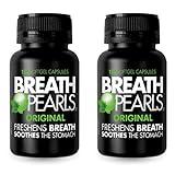 Breath Pearls Original Freshens Breath (150 softgels) New pack 150 counts x 2 Pack =(Total 300 Softgels)