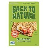 Back to Nature - Multigrain Flax Seeded Flatbread Crackers - Non-GMO, Made with Real Ingredients like Wheat Flour & Whole Grains - Seriously Tasty Snacks - 5 Ounce