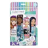Make It Real – Fashion Design Sketchbook: City Style - Inspirational Fashion Design Coloring Book for Girls - Includes Sketchbook, Stencils, Stickers, and Fashion Design Guide