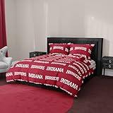 Northwest NCAA Indiana Hoosiers Unisex-Adult Bed in a Bag Set, Queen, Rotary