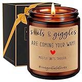 Miracu Funny Baby Shower Candle, New Mom & Dad Gifts, New Parents Gifts for Couples, Unique Gifts for New Parents, Expecting Parents to be - Boy New Baby Announcement, Congratulations Pregnancy Gifts