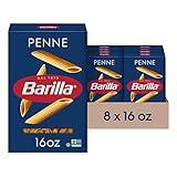 Barilla Penne Pasta, 16 oz. Box (Pack of 8) - Non-GMO Pasta Made with Durum Wheat Semolina - Kosher Certified Pasta