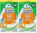 Scrubbing Bubbles Fresh Brush Refill 10-Count,2 Pack