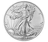 2024 - American Silver Eagle 1 oz Bullion Coin with Certificate of Authenticity $1 Seller Uncirculated