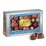 Asher's Sugar Free Chocolate Candy Assortment - Kosher, Keto, Milk & Dark Chocolates (15 pieces, 8 oz.)