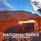 2024 2025 National Parks Calendar 2024 National Park Gifts Monthly Wall Calender 14 Month Made in USA FULL SIZE - 12 x 24 Open - Giftable - Academic Teacher's Planner Calendar Organizing & Planning