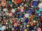 One Pound Assorted Glass Beads for Jewelry Making, DIY Lamp Work, Arts and Crafts, and Decorative Hobby Artistry, Colorful Crystal Assortment Bulk Mix, 4-18mm (Mixed Colors) (1)