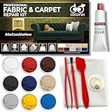 COCONIX Fabric & Carpet Repair Kit | Fix Tears, Holes, and Burns on Fabric and Carpet Upholstery, Rugs, and Clothing | Easy Application with Customizable Colors