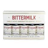 Bittermilk Single Serve No.1 Bourbon Barrel Aged Old Fashioned 5-Pack Gift Set – All Natural Handcrafted Cocktail Mixer – Just Add Whiskey, Each Bottle Makes One Cocktail