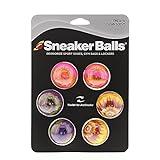 Sneaker Balls Odor-Fighting Shoe Fresheners, Eliminates Unpleasant Smells, Perfect for Sneakers, Gym Bags, Gear Bags, Drawers, Lockers, and More!, Radial Tie Dye, 6 Pack