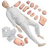 Patient Care Manikin Training 5.57FT Life Size, Anatomical Human Model Training CPR Simulator Basic, Full Body Training Mannequin, for Students Nursing Education Teaching Medical Training Skills