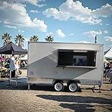 Food Truck Trailer Fully Equipped Multi-Functional Food Trailer with Vending Equipment Mobile Kitchen Truck for Sale