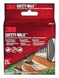 3M Safety-Walk Slip Resistant Tape, 2 in x 15 ft, Anti Slip Black Tape, Adhere Without Wrinkling, Curling, Tearing or Lifting, Self-Adhesive Backing For Quick & Easy Application, 1 Roll (610B-R2X180)