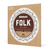 D'Addario Set Classic Guitar Folk Blk 8020 Ball (EJ34)