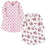 Hudson Baby Girl's Cotton Dresses, Rose, 18-24 Months