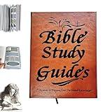 66-Page Bible Study Guide, Comprehensive Scripture Study Tool with Prompts, Cross-References & Vocabulary Definitions-Eco-Friendly, Durable, Gift for Bible Study Groups & Personal Growth (1)