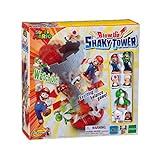 Epoch Games Super Mario Blow Up! Shaky Tower Balancing Game - Tabletop Skill and Action Game with Collectible Super Mario Action Figures (Pack of 1)