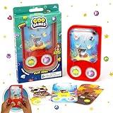 GooGames, Hand-Held Water Games with Floating Treasures, Sensory Fidget Game Adventures, Non-Toxic, No-Mess, Mesmerizing Glitter Fun, 3 Game Cards Included, Refillable, Perfect Travel Toy! (Gems)