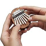 REGIS Kalimba 8 Key exquisite Finger Thumb Piano Marimba Musical good accessory Pendant Gif (Bronze)