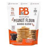 PBfit Peanut Flour Baking Blend - Gluten Free & Non GMO - 10g Protein per Serving 8% DV - 80% Less Fat than Almond Flour - 1 to 1 Swap for White Flour - Light Peanut Flavor - 25% DV Fiber - 24 oz