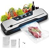 Vacuum Sealer Machine, with Starter Kit and 2-Year Warranty, Beelicious Automatic Air Sealing for Food Storage, Build-in Cutter, Moist Mode, EXT-VAC