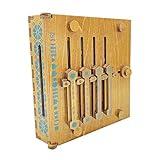 Project Genius Caesar's Codex Classic Wooden Puzzle Box for Kids 8+, Teens, and Adults - Secret Hidden Compartment for Cash, Valuables, and Gift Cards - True Genius Brainteaser, Solve Code to Open Box