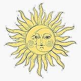 MAGNET Sun And Moon Magnetic Vinyl Sticker Decal Magnet 5"
