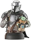 Diamond Select Toys Star Wars: The Mandalorian with Grogu 1:6 Scale Previews Exclusive Bust, Multicolor,6 inches,DEC219397