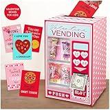 ORIENTAL CHERRY Valentines Boxes for Kids - Valentines Day Cards for Kids - Valentine Boxes with 25 Valentine Cards for Girls Boys Toddlers - Valentines Gifts for School Class Classroom Party Favors