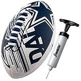 Franklin Sports NFL Dallas Cowboys Football - Youth Mini Football - 8.5" Junior Size Ball - SPACELACE Easy Grip Texture- Perfect for Kids
