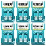 Listerine Cool Mint Pocketmist, Oral Care Mist for Fresh Breat, Kills 99% of Bad Breath Germs, Cool Mint Flavor, 0.26 Fl Oz - 2 Count (Pack of 6)