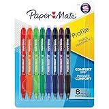 Paper Mate Profile Mech Mechanical Pencil 0.7mm, #2 Pencil Lead, Great for Office Supplies, Classroom Supplies, Drawing Pencils, Sketching Pencils, Assorted Barrel Colors, 8 Count