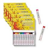 SAKURA Cray-Pas Junior Artist Oil Pastel Set - Soft Oil Pastels for Kids & Artists - 12 Colors - 6 Sets of 12