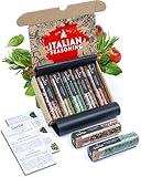 TIMBER TASTE® Italian Spice Gift Set | Gourmet Italian Seasoning for Pasta & Pizza | Gift Set for Men & Women | Christmas Gifts - Stocking Stuffers for Men, Dad & Boyfriend