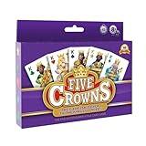 PlayMonster Five Crowns — The Game Isn't Over Until the Kings Go Wild! — 5 Suited Rummy-Style Card Game — For Ages 8+