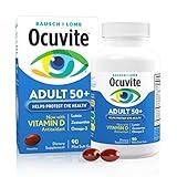 Ocuvite Eye Vitamin & Mineral Supplement, Contains Zinc, Vitamins C, E, Omega 3, Lutein, & Zeaxanthin, 90 Softgels (Packaging May Vary)