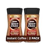 NESCAFÉ Taster's Choice Instant Coffee Light Medium Roast, House Blend, 2 Jars (7 Oz Each)