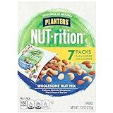 PLANTERS NUT-rition Wholesome Nut Mix, 7.5 oz Box (Contains 7 Individual Pouches) - Cashews, Almonds and Macadamias Snack Mix - No Artificial Flavors, No Artificial Colors, No Preservatives - Kosher