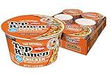 Nissin Top Ramen Bowl Ramen Noodle Soup, Chicken, 3.42 Ounce (Pack of 6)