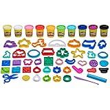 Play-Doh Holiday Set of Tools, 43 Accessories & 10 Colors, Kids Arts & Crafts, Preschool Toys for Girls & Boys, for Kids, Ages 3+ (Amazon Exclusive)