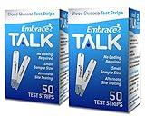 Omnis Health Embrace Blood Glucose Test Strips 100ct