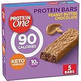 Protein One 90 Calorie Protein Bars, Peanut Butter Chocolate, Keto Friendly, 5 Ct, 4.8 oz