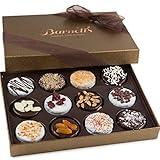 Barnetts Mothers Day 12 Chocolate Cookies Gift Basket, Gourmet Covered Candy Gifts Baskets Food Delivery, for Mom, Grandma, Wife, Daughter, Husband, Mother, Grandmother