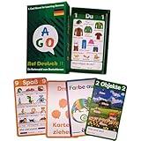 AGO Auf Deutsch 2 Card Game (Deluxe Edition): Learn German The Fun Way! - Boost Vocabulary & Grammar Skills - Learning for All Ages!
